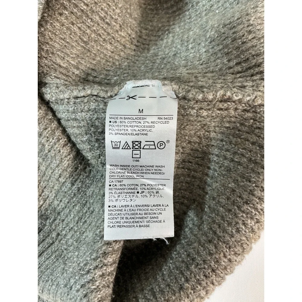 Banana Republic Men's Waffle Knit Sweater Brown Size M